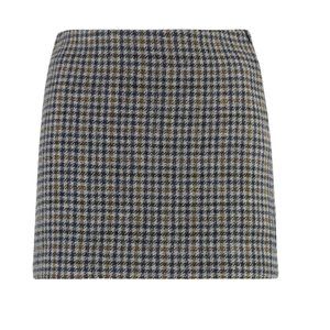 P.A.R.O.S.H. Houndstooth Pattern Mini Skirt
